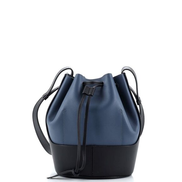 Loewe Balloon Bucket Bag Leather Small Blue - Picture 3 of 7